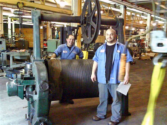 Carlos Escobar on the shop floor.